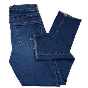 GAP | cigarette high rise ankle skinny jean size 27